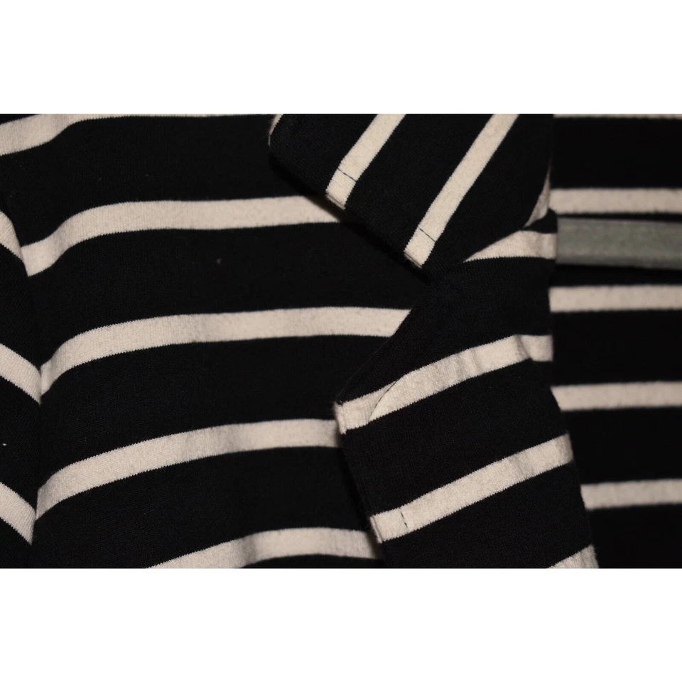 Chaqueta Blazer LANE BRYANT $89 Tejida Un Botón Negra/Blanca Rayas Talla 20 Foto 3 de 4