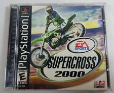 Supercross 2000 PS1 Sony Playstation EA Sports Tested