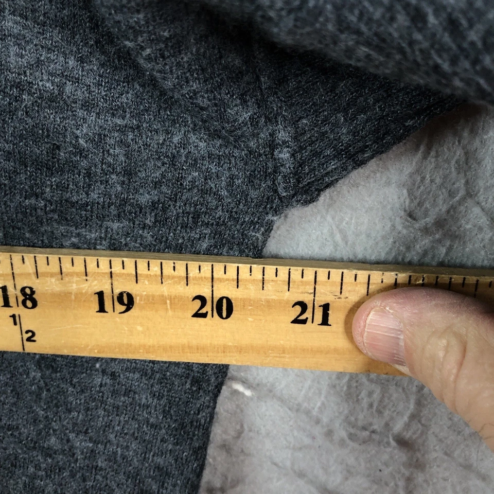 Suéter Alex Marie Mujer Grande Gris Mezcla Lana Cuello Tortuga Capa Base Recortado Foto 4 de 4