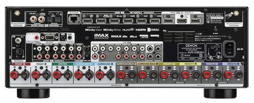 Denon AVR-X3800H 9.4ch AV Surround Receiver Supports 8K Ultra HD HDR10 Black - Picture 5 of 9