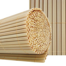 ARELLA IN PVC EFFETTO BAMBOO IN STUOIA ARELLE NATURALE SEPARE' RECINZIONE