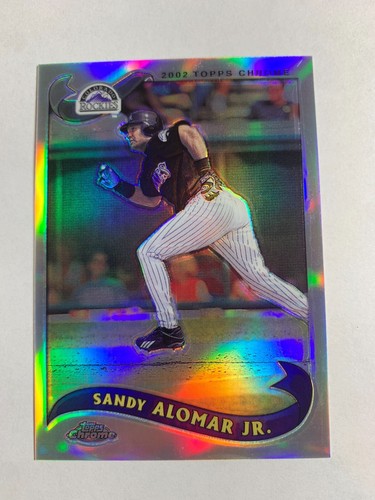 2002 Topps Chrome Traded & Rookies Refractor #T68 Sandy Alomar Jr Rockies - 第 1/2 張圖片