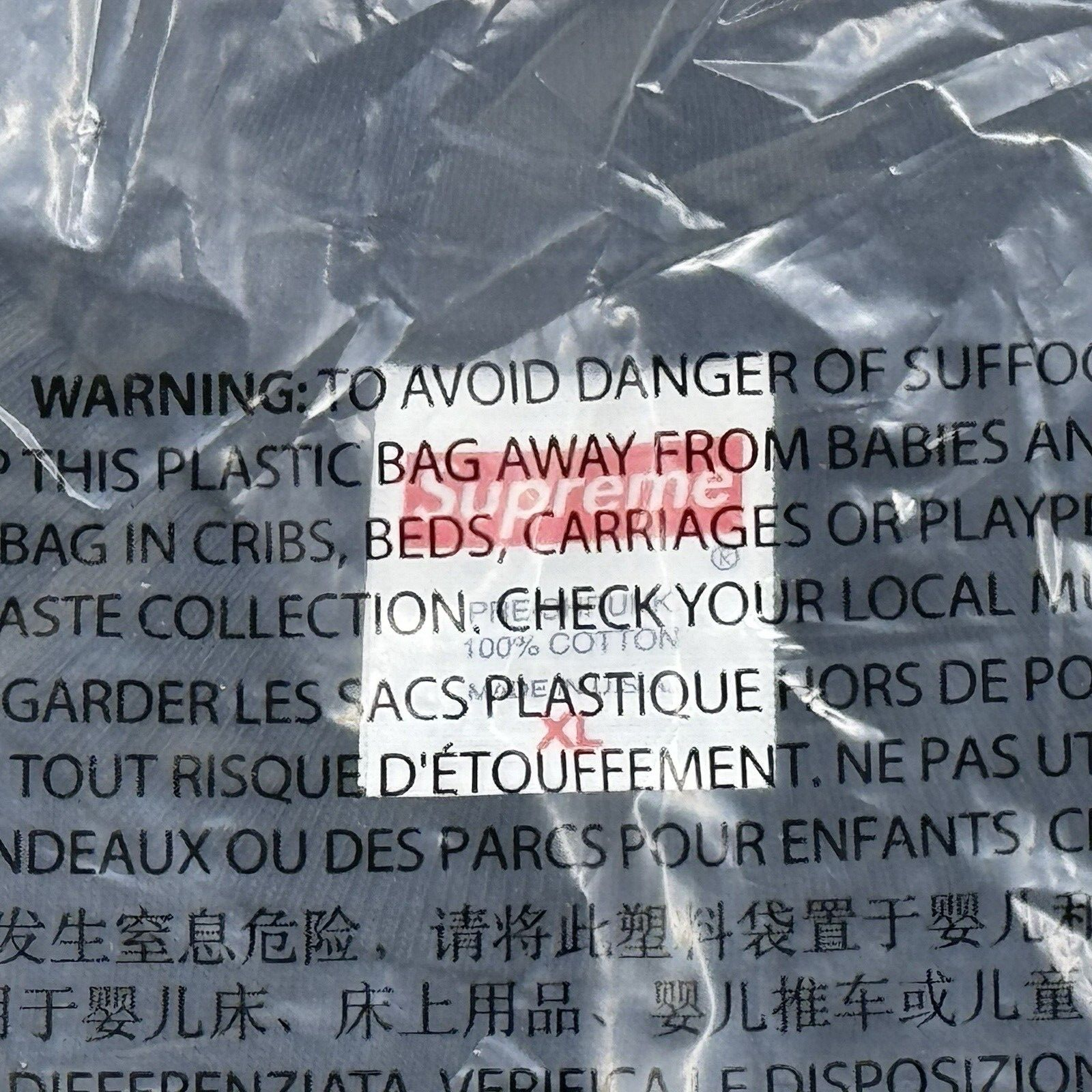 T shirt Supreme SS24 Margaret Keene Teardrop grafica blu navy uomo taglia XL