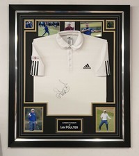 Ian Poulter Unterzeichnet Shirt Signiert Golf Display Mit Zertifikat