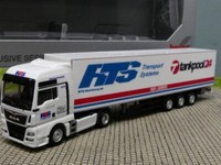 1/87 Herpa Man Tgx Xxl Koffer-Sattelzug Rts / Tankpool 937207