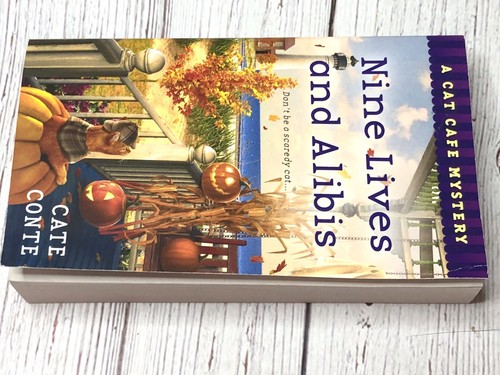 Nine Lives and Alibis: A Cat Cafe Mystery Series #7 by Cate Conte - Picture 4 of 6