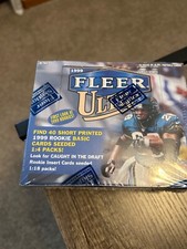 NFL 1999 FLEER ULTRA FOOTBALL CARDS FACTORY SEALED 20 CT RETAIL BOX