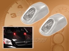 Pilot Automotive Cz-112r Chrome Windshield Washer Nozzle Red Led Lights