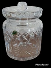 Vtg Waterford Crystal Lismore Biscuit Barrel Canister Candy Cookie Jar w/ Lid