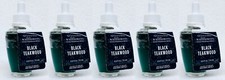 5 Bath Body Works BLACK TEAKWOOD Wallflower Home Scent Oil Refill Bulb