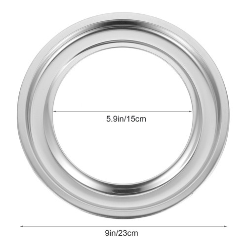 4 Pcs Drip Pans for Gas Stove Burner Stainless Flat Range Replacement - Picture 12 of 12