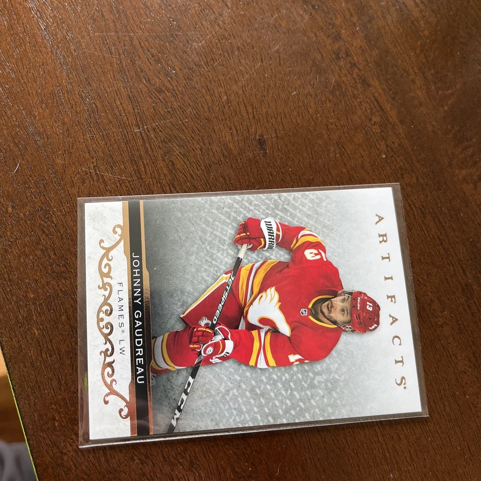 2021-22 Upper Deck Artifacts - Rose Gold #117 Johnny Gaudreau - Image 3 of 3