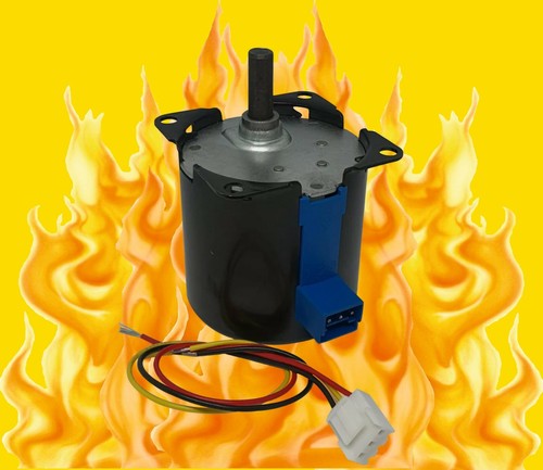 AC 230V Getriebemotor, Grillmotor 2 U/min, links- und rechtslauf, 6 Nm, NEU - Bild 1 von 2