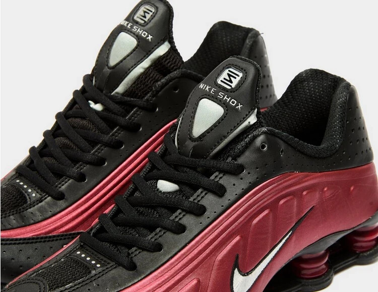 Nike women’s Shox r4 23cm red black Nike Shox R4 Womens Running Shoes Red Black AR3565-009