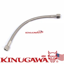 Braided Steel Teflon Hose 5/8" 10AN to 10AN Straight to Straight 10" Long