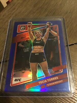 Tecia Torres 2022 Donruss Optic UFC Blue Prizm 29/99 Strawweight - Tiny Tornado