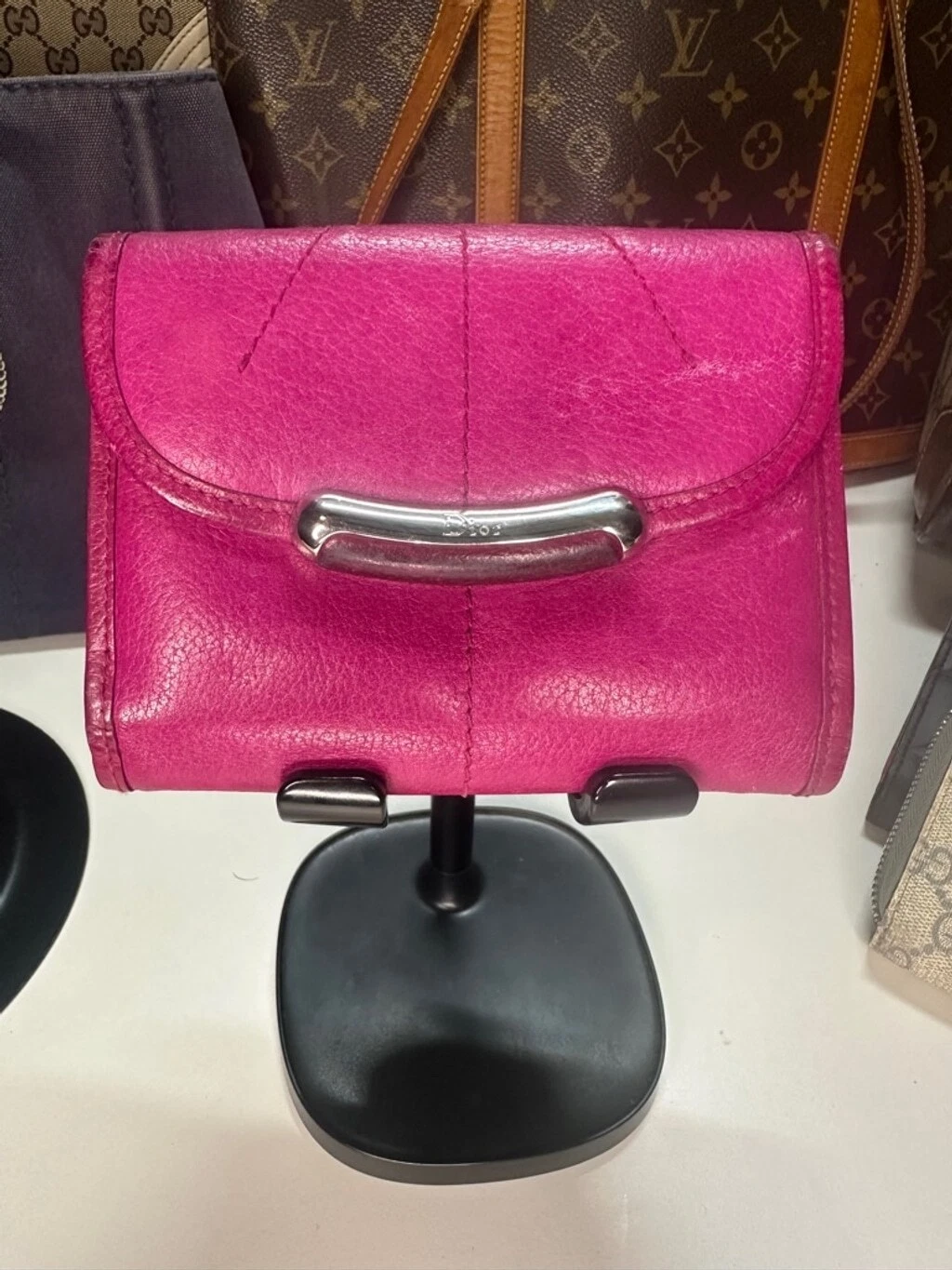 Portefeuille femme Dior rose OS