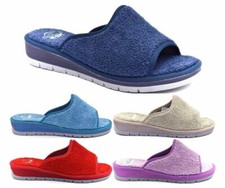 GRUNLAND DOLA CI1317 G7 Ciabatte Pantofole Casa Estive Donna Spugna Zeppa Comode