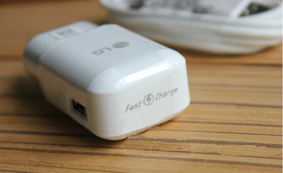 Adaptador de pared cargador rápido original genuino para LG G4/G3 V10 G FLEX 2 Nexus 5 Foto 4 de 4