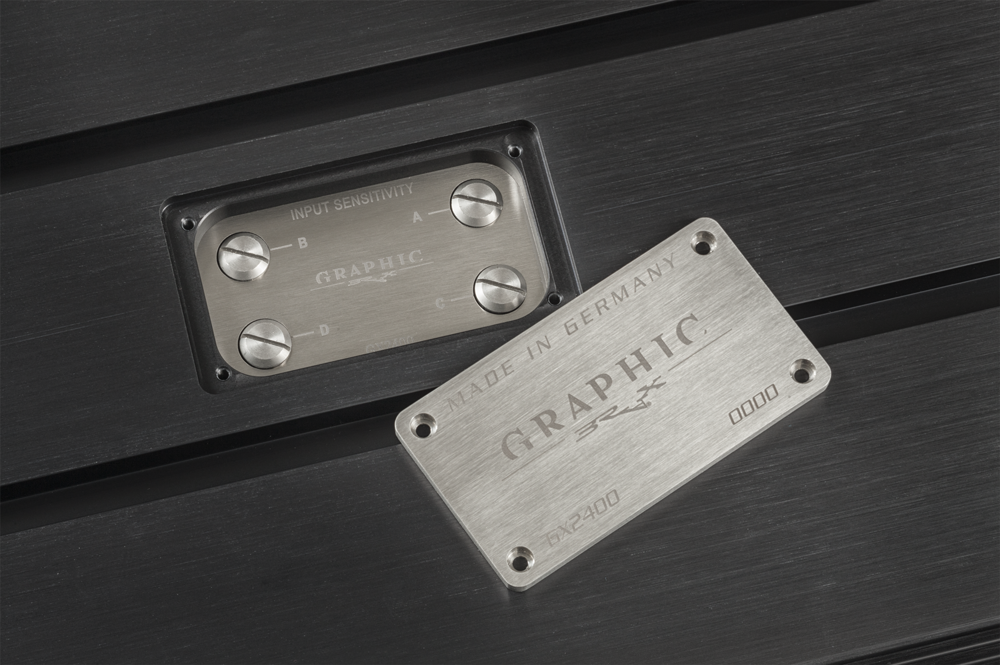 Brax GX2400 Black Long High End 4 Channel SQ Car Amplifier