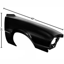 1970~1977 Maverick Fender wo/Side Lamp Hole Right Side EDP Steel Dynacorn 5032