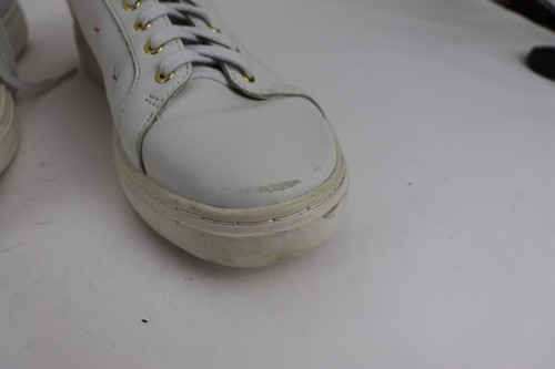 Zapatillas bajas Paul Smith Lapin Letter de cuero para mujer blancas Reino Unido 7 Eur 41 - Imagen 14 de 14