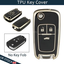 3 Button Flip Key Fob Case Cover For Vauxhall Opel Astra J GTC Insignia Cascade