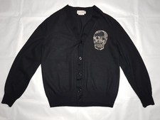 Alexander McQueen Cardigan with Embroidered Skull, size M