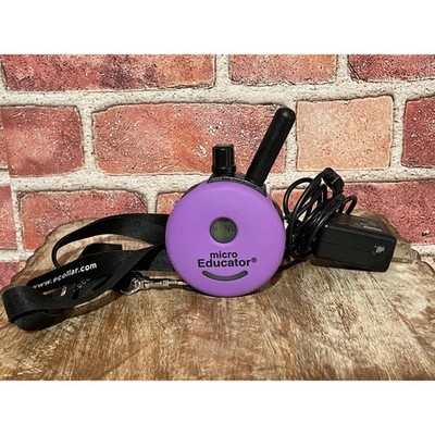 E-Collar Technologies Micro Educator ME-300 Dog Training Remote Purple Charger