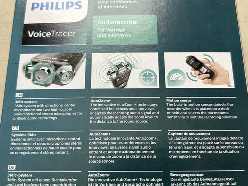Philips VoiceTracer Audio Recorder DVT6010 - New Sealed - Picture 3 of 5