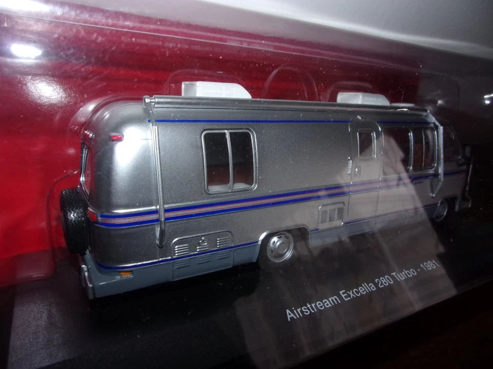1/43 Ixo Hachette Airstream Excella 280 Turbo Camping Car Camper van Wohnmobil - Photo 2/4