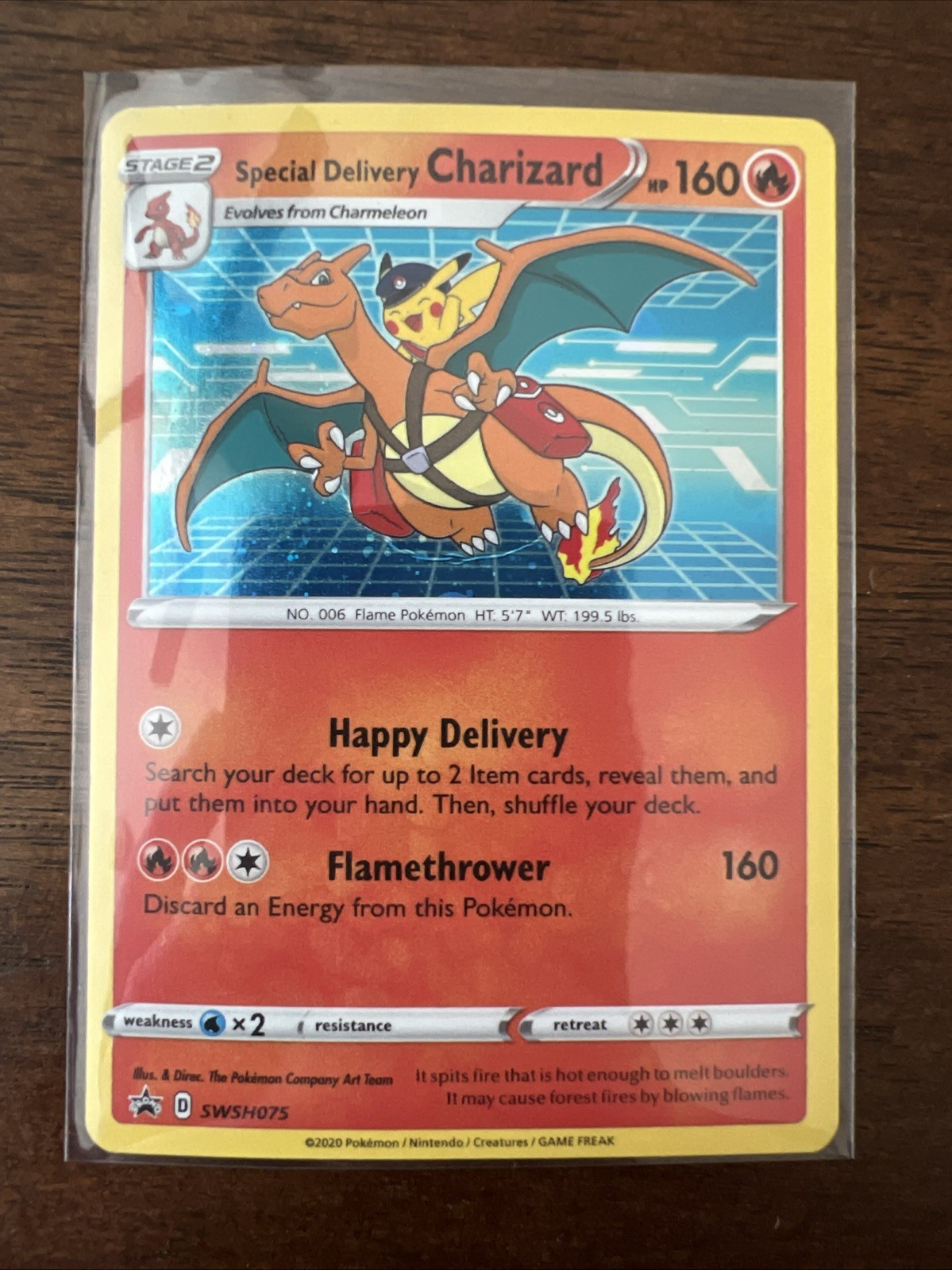 Special Delivery Charizard — Sword & Shield Promo