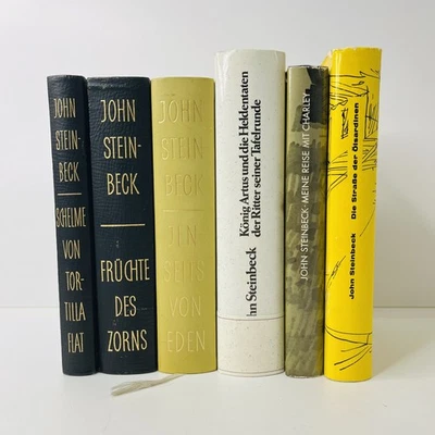 John Steinbeck Konvolut 6x Romane Bücher Früchte des Zorns, König Artus GUT - Bild 1 von 4