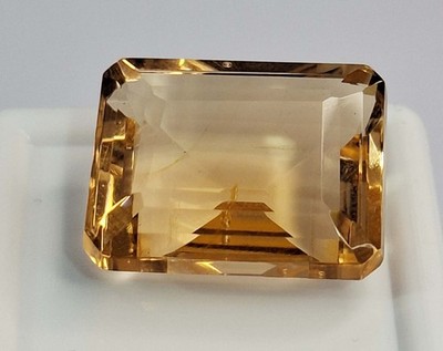 Light Brown Morganite Natural Emerald Cut 17-19 Ct Loose Gemstone SP683