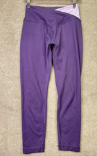 Victorias Secret Womens Purple On Point Live Leggings 10 Yoga Athleisure
