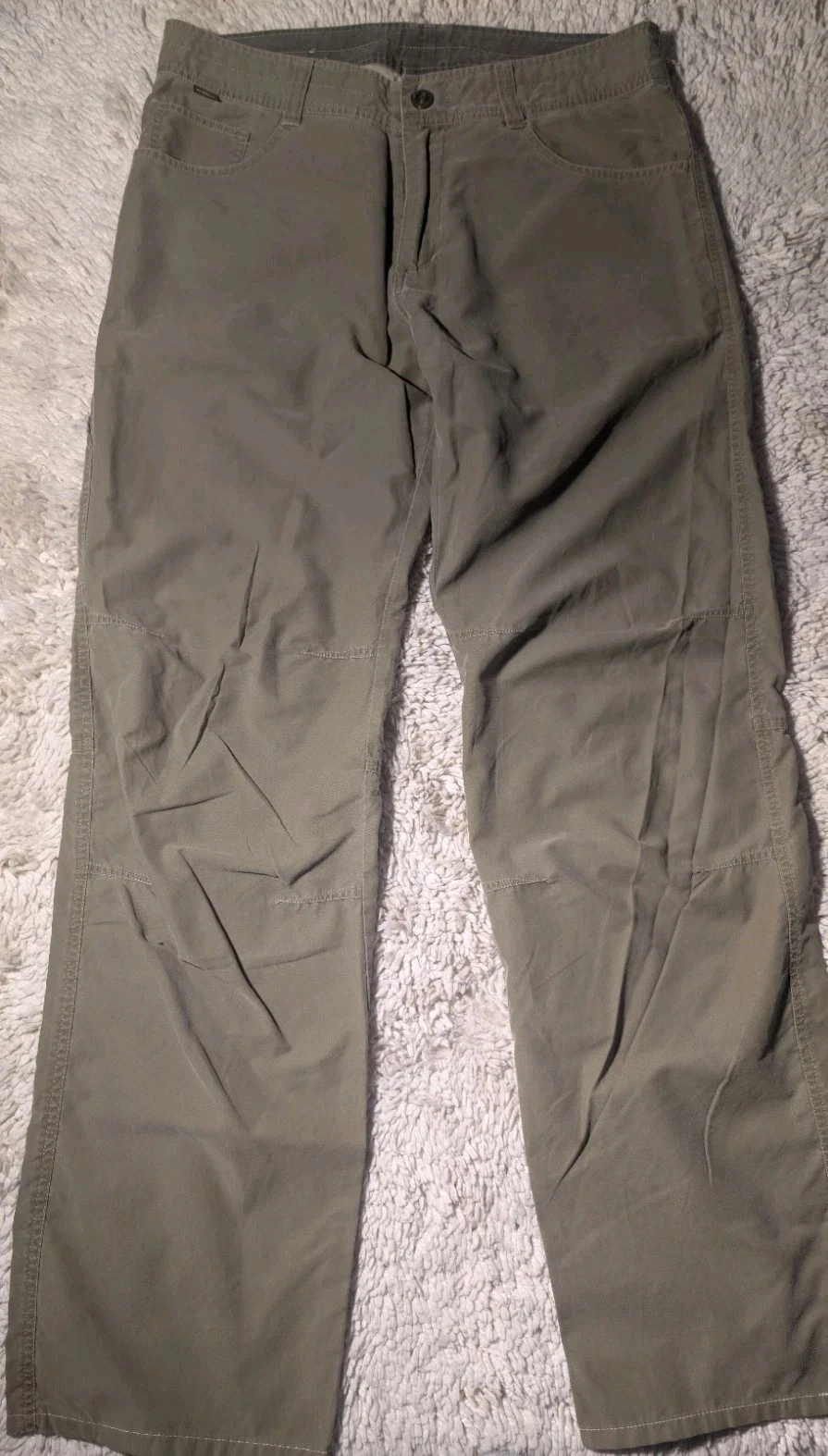 Kuhl Dry Hiking Pants Evaporative Comfort Technology Olive Green 36x32