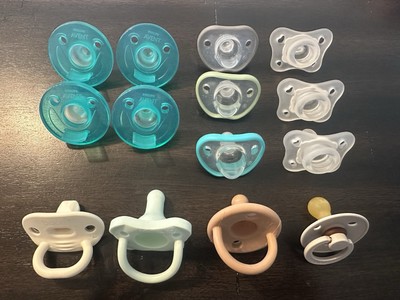 Lot Avent Soothie Dr. Brown's nanobébé BIBS Chicco Boon AEIOU Pacifiers Try Set