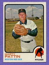 1973 Topps Marty Pattin #415 Red Sox EX