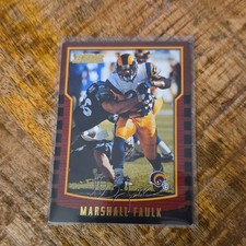 Bowman 2000 Marshall Faulk #106 St. Louis Rams NFL Football Base Set Card