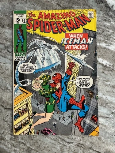 The Amazing Spider-Man #92 Stan Lee/John Romita/Gil Kane 1971 VG+ 🕷️🔥