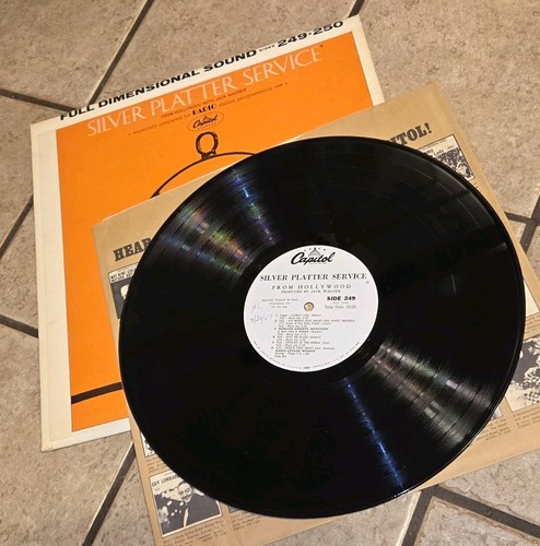 1967 JACK WAGNER Silver Platter Service LP 12" Vinyl Record CAPITOL 249 250 Vtg - Picture 4 of 6