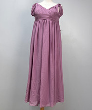 JJ's House Floor-Length Wisteria Junior Bridesmaid Dress w/ Pleats Sz 8 208588