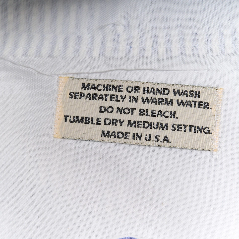 Pantalones Berle Seersucker vintage para hombre talla azul blanco algodón EE. UU. Foto 4 de 4