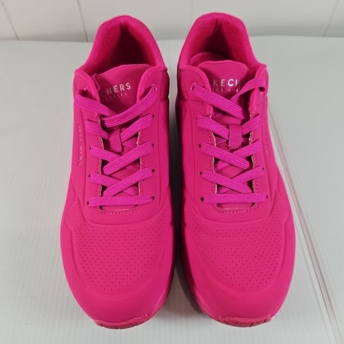 Skechers Los Angeles Neon Pink Womens Sneakers US 9 Euro 39 UK 6 - Picture 3 of 7