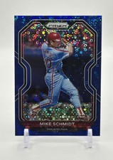 Mike Schmidt - 2021 Panini Prizm Baseball No. 124 - Blue Donut Circles /199
