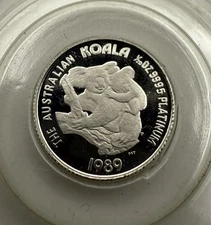 1989 $5 Australia 1/20 Oz Platinum Proof Koala Coin • Uncirculated • OMP