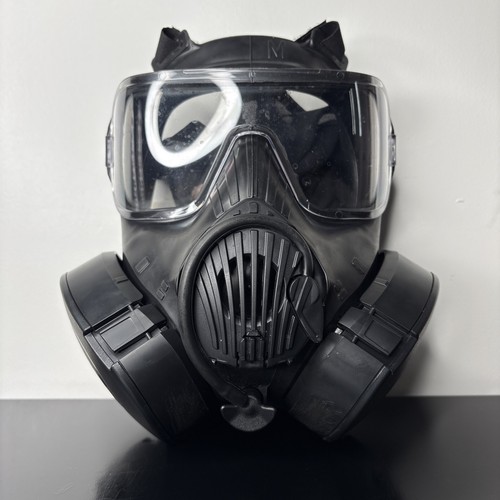 Avon M50/FM50 Gas Mask Military CBRN Respirator w/ Filters | Size: Medium