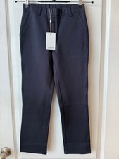 Women's Quince Navy Ultra-Stretch Ponte Straight Leg Pants XSP