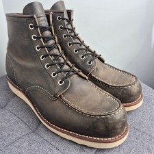Red Wing 8890 6'' Classic Moc Toe Boots Charcoal UK 9.5 US 10.5 EU 44