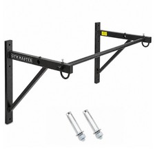 GYM MASTER Wall Mounted Pull Up Bar Chin Exercise Fitness Workout Home